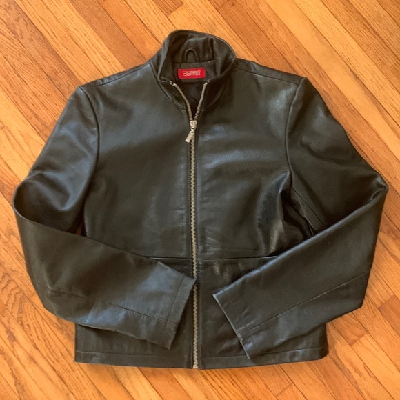 Esprit Jackets & Coats Vintage Esprit Leather Jacket Size Small